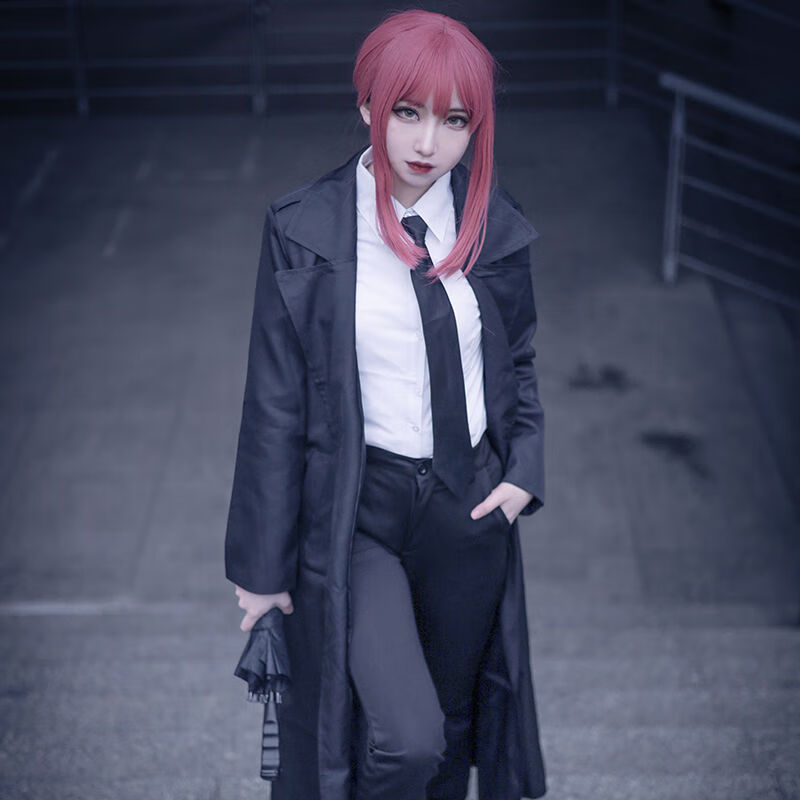 电锯人cos 玛奇玛cos服套装黑西装外套动漫cosplay服装 玛奇玛套装