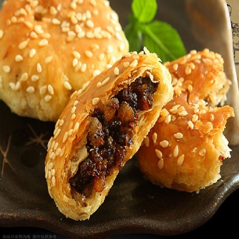 徽货郎黄山烧饼梅菜扣肉饼梅干菜烧饼独立小包装安徽特产香脆小酥饼