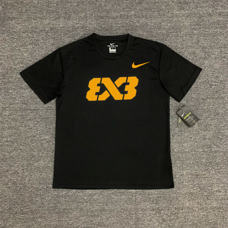 腾讯体育官方旗舰店同款3v3短袖fiba篮球三对三大师赛3x3短袖运动热身