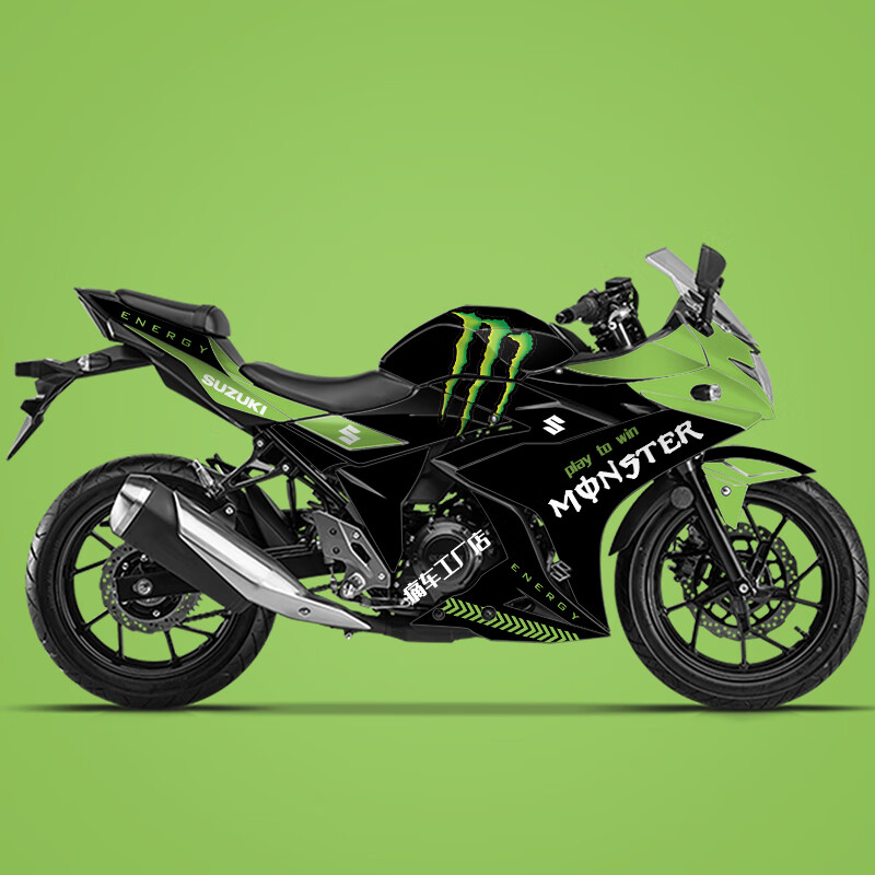 适用于铃木gsx250r版画摩托车身贴纸创意改色贴花改装卡通版画来图