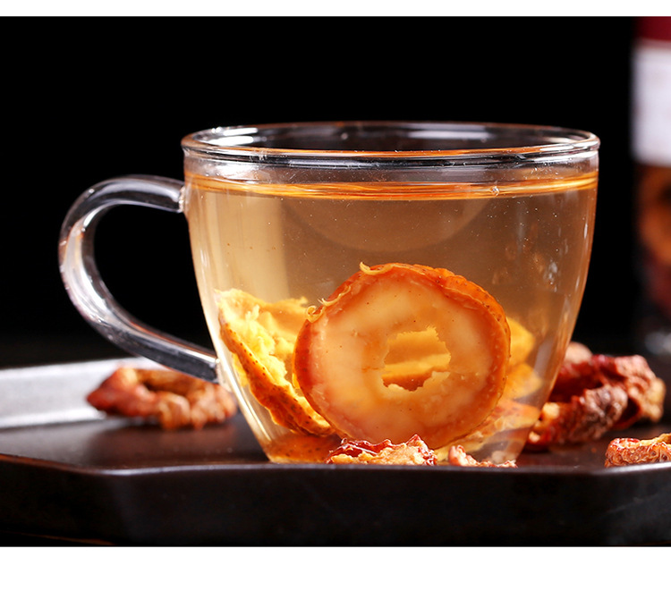 无核山楂片 山楂干山楂圈山楂茶原味生山楂干片泡茶泡水喝 水果茶花果