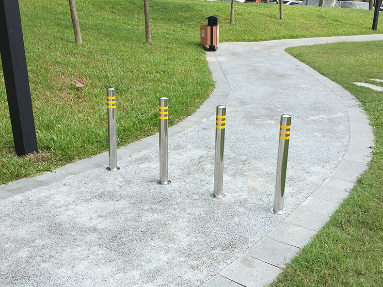 不锈钢停车桩立柱车位锁地锁移动挡车活动路桩抗压车库占位地锁76600