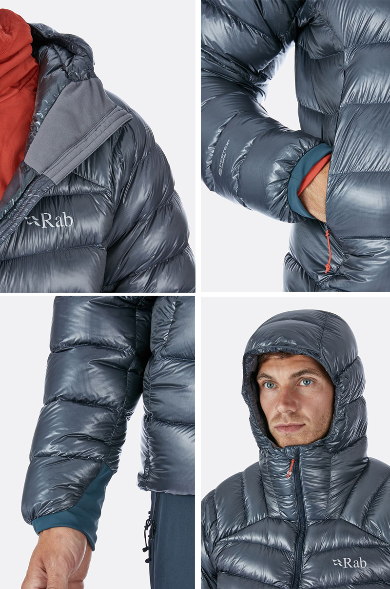 rab男款1000 蓬欧洲鹅绒羽绒服户外轻便携保暖防风抗撕耐qdn-56 深