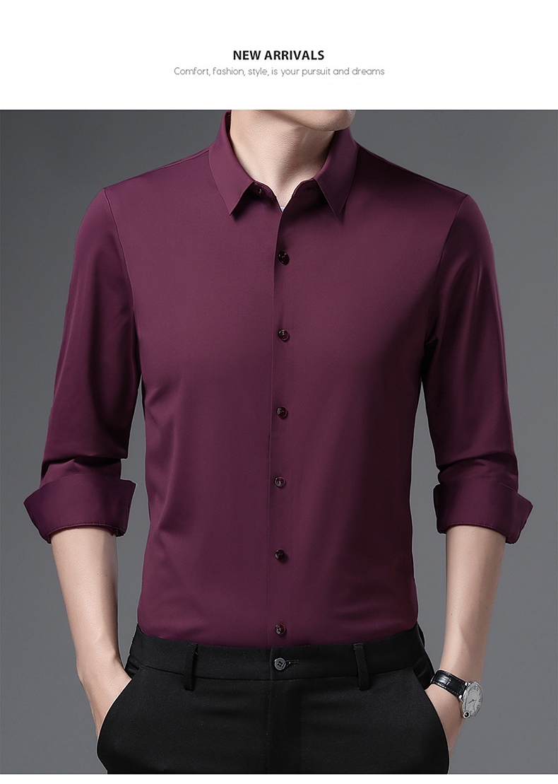 皮尔卡丹轻奢品牌男装休闲衬衫男士长袖2022春秋季新款时尚百搭休闲