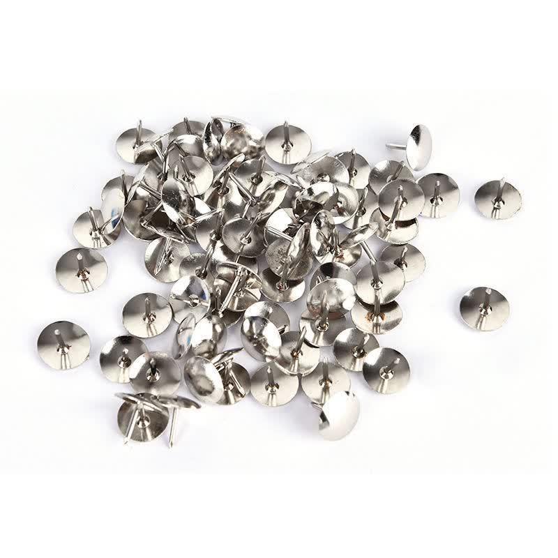 whj圆帽图钉 圆头图钉金属图钉 大头钉按钉子照片墙钉 1小盒【图片