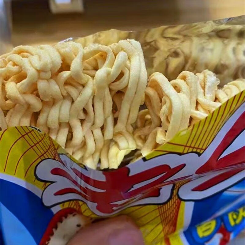 老乡方便面香酥虾干脆面食品干吃面整箱56克香酥虾味10袋