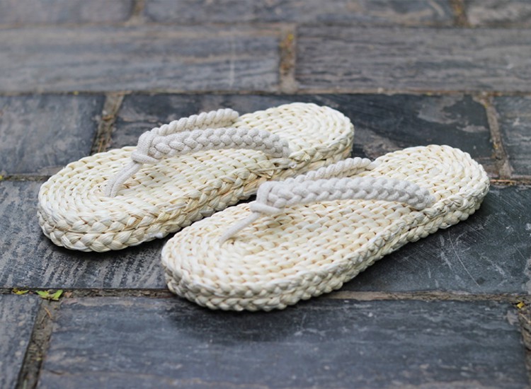 草鞋男复古草编鞋中国风草鞋男女拖鞋凉拖人字拖民族风麻纯手工麻编织