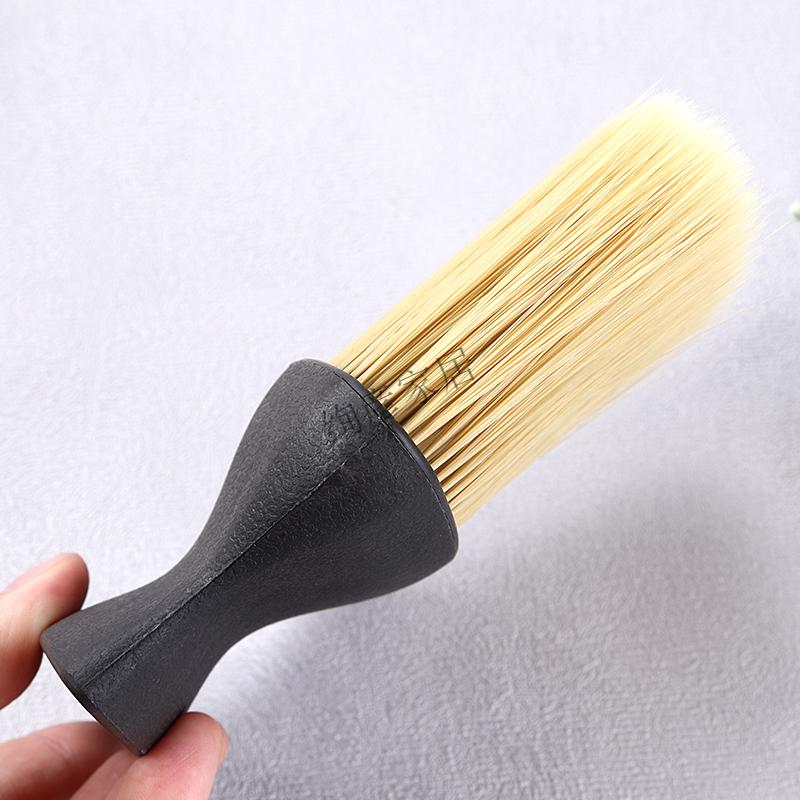 美发用品扫头发刷子软毛掸发担扫理发毛刷剪发廊扫碎发刷工具纤维毛扁