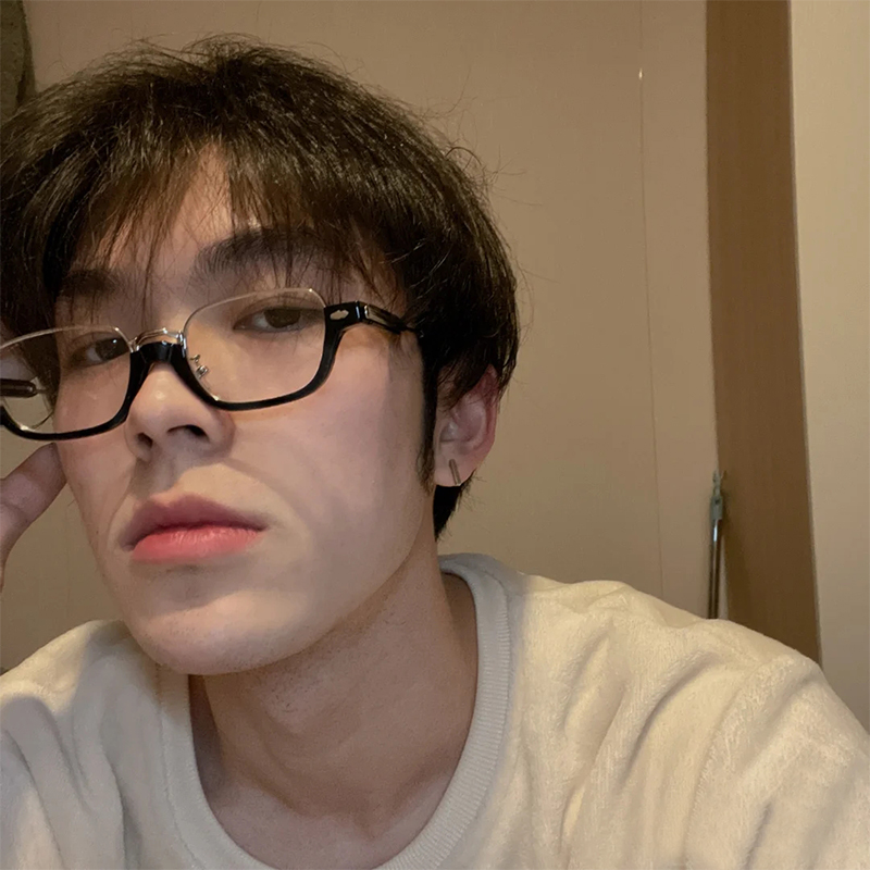 复古下半框眼镜框镜架男潮流装饰黑色小框网红拍照女可配镜片银黑框