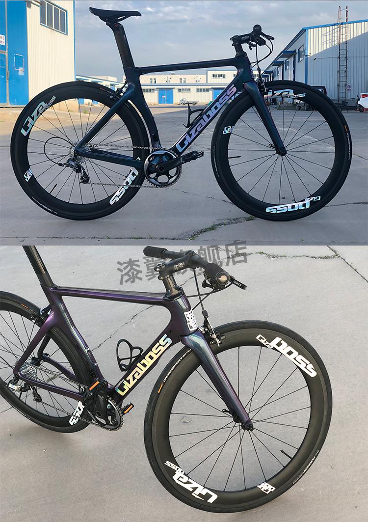 瑞豹公路车 gizaboss碳纤维公路自行车ut变速支持速联无线电变c夹碟刹