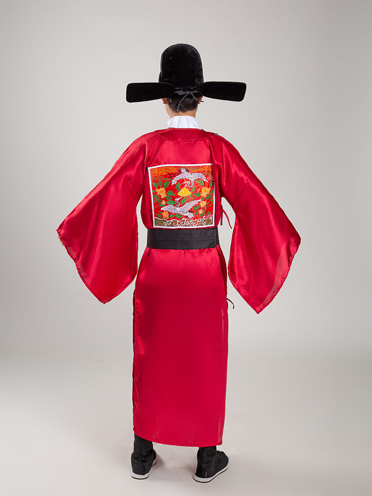 歌鹏古代店小二演出服男明朝官服一品大臣朝服古装服装男复古中国风