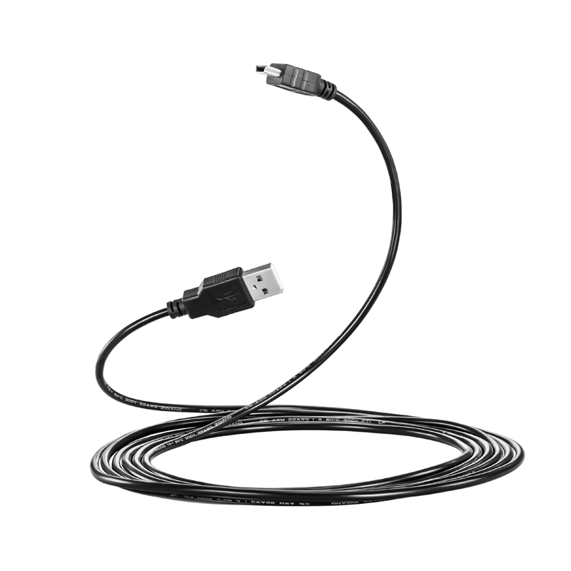 draco 适用于行车记录仪电源线mini usb数据线t型口充电线老式接口v3