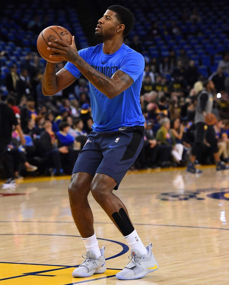 保罗乔治3代宇航员全鱼饵联名黑人月实战男女气垫篮球鞋 nike 3代