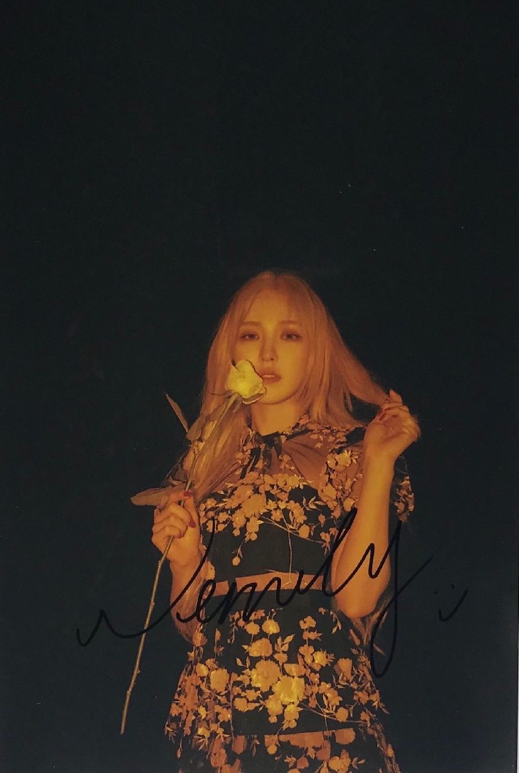 孙胜完 签名照片 a2款定妆照 red velvet 孙胜完 签名照明星娱乐 节日