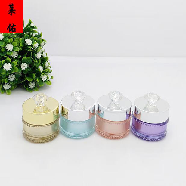 5克试用装小样瓶 现货化妆品包装空瓶子 眼霜膏霜分装盒秒发 5克银色