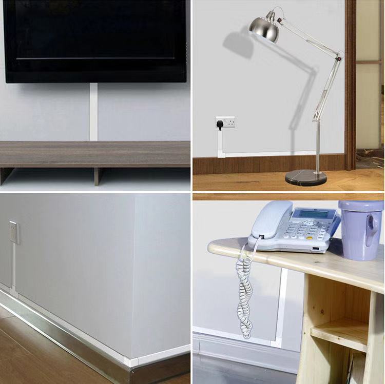 电线隐藏神器装饰遮盖遮丑明线走线槽明装家用自粘隐形pvc高粘度 一根