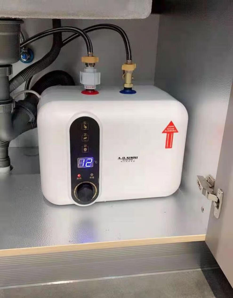 新款史宻斯小厨宝储水式家用洗碗小型电热水器8l10升上出水热水宝yi8