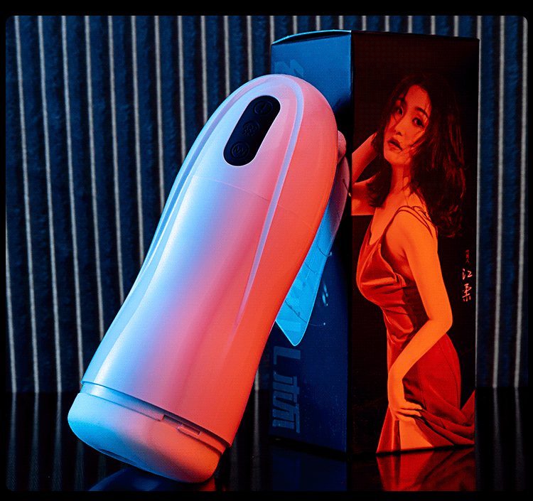 谜姬飞机杯全自动吮吸震动夹吸加温发音男用倒模玩具成人情趣性用品吮