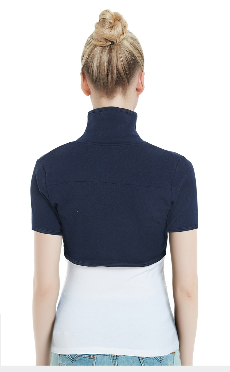 护肩护颈衣保暖保护颈衣服坎肩中老年防寒睡觉男女护肩膀保护套护具