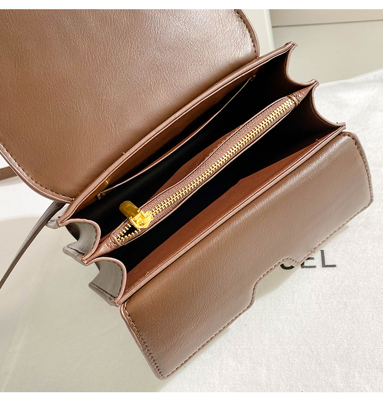 香港mackjhosel真皮高级感撞色手提包2022新款潮百搭单肩斜挎包女七夕