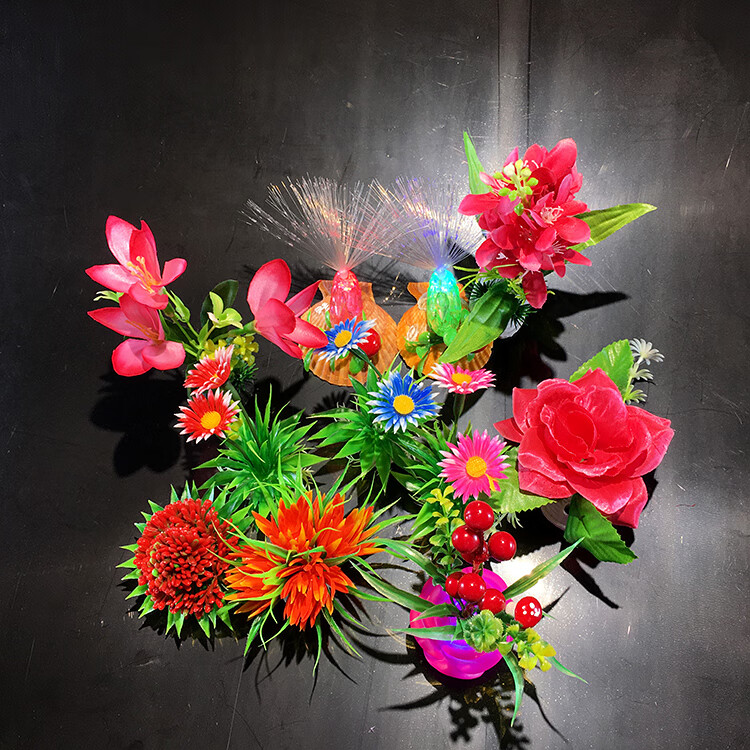 酒店菜品冷菜摆盘装饰花草意境盘饰西餐刺身拼盘创意餐盘点缀小花