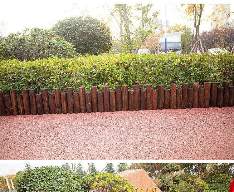 花池围栏防腐木栅栏花园围栏花圃户外庭院篱笆室外护栏室内阳台装饰小