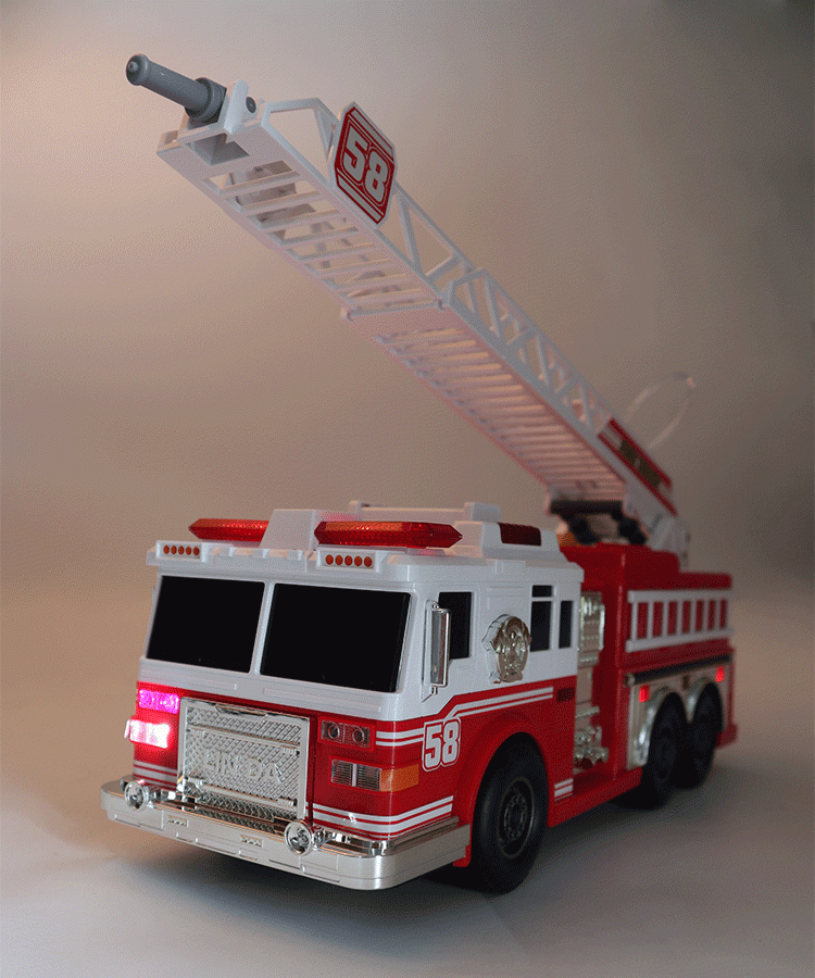 消防玩具车可喷水大号男孩云梯车音乐小汽车的可变形消防车2小号消防