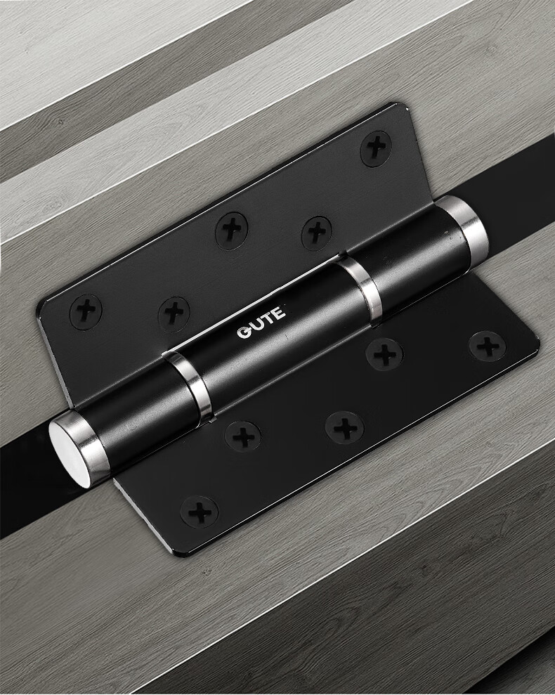 隐形门合页带闭门器缓冲隐形液压弹簧合页自动关门定位铰链银色3片后