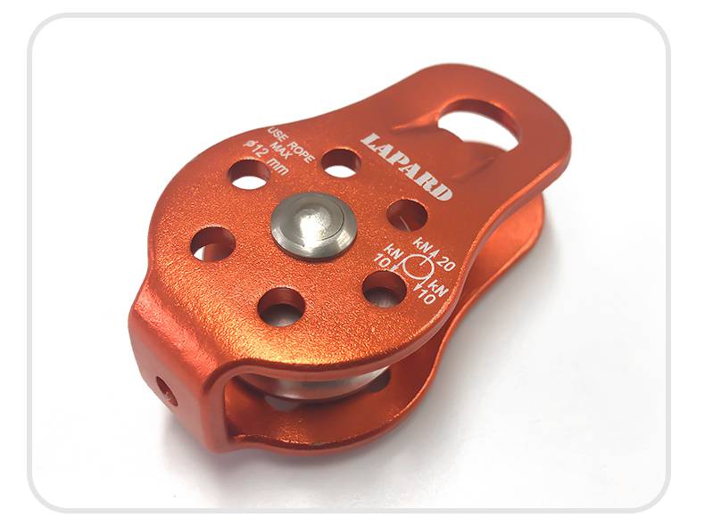 户外攀岩滑轮 户外滑轮高空滑索轮单滑轮吊装横渡攀岩救援滑轮登山