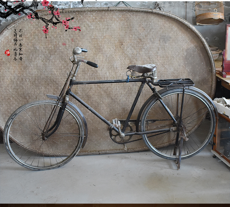 二八大杠自行车老自行车怀旧收藏7080后老物件德国进口老式旧二八