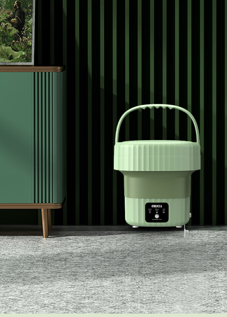 街米折叠洗衣机便携式迷你洗衣机内衣袜子婴儿全自动小型洗衣机街米