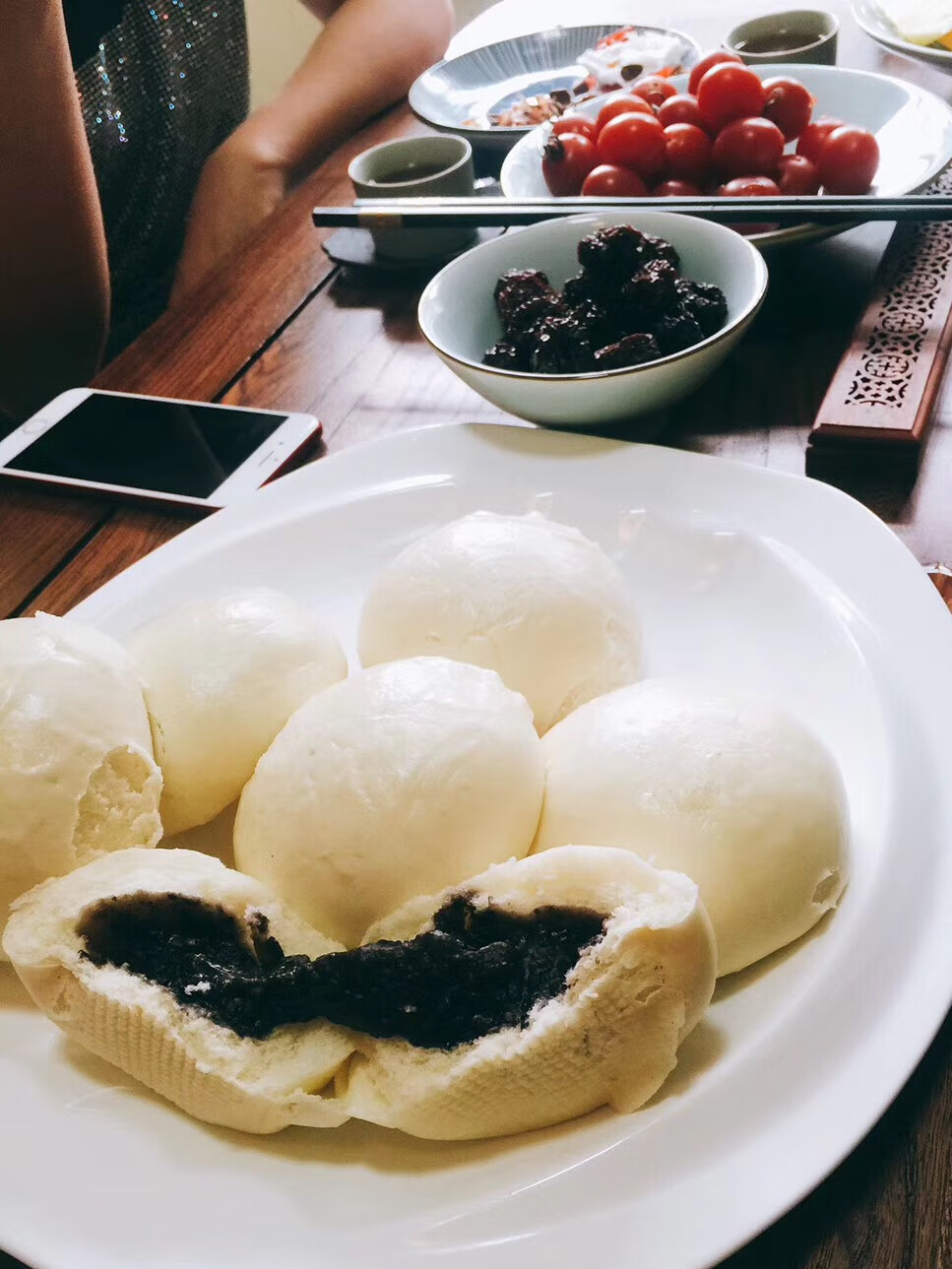 杭笼记小笼包杭笼记豆沙包10个800克包子馒头速食速冻早餐成品豆沙