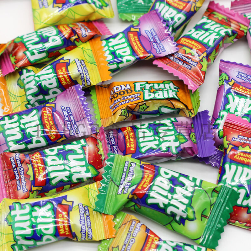 果超软糖马来西亚糖果fruit 果超软糖喜庆水果味500g袋装 500g(约120