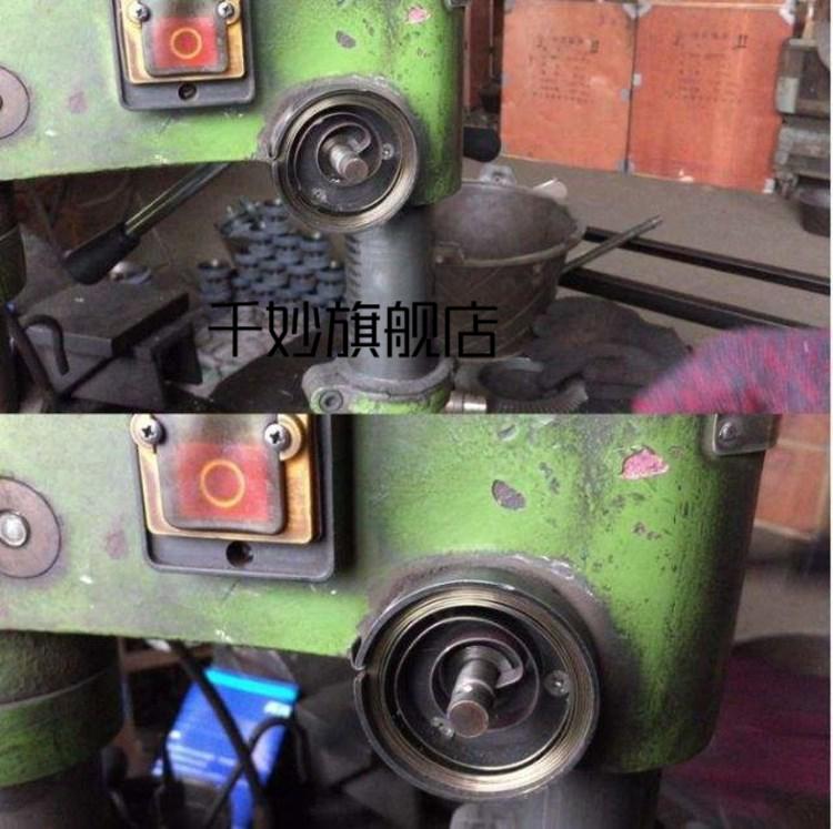 适用台钻配件大全 z516 弹簧 弹簧座弹簧盖20钻床发条卷簧盘簧z -定制