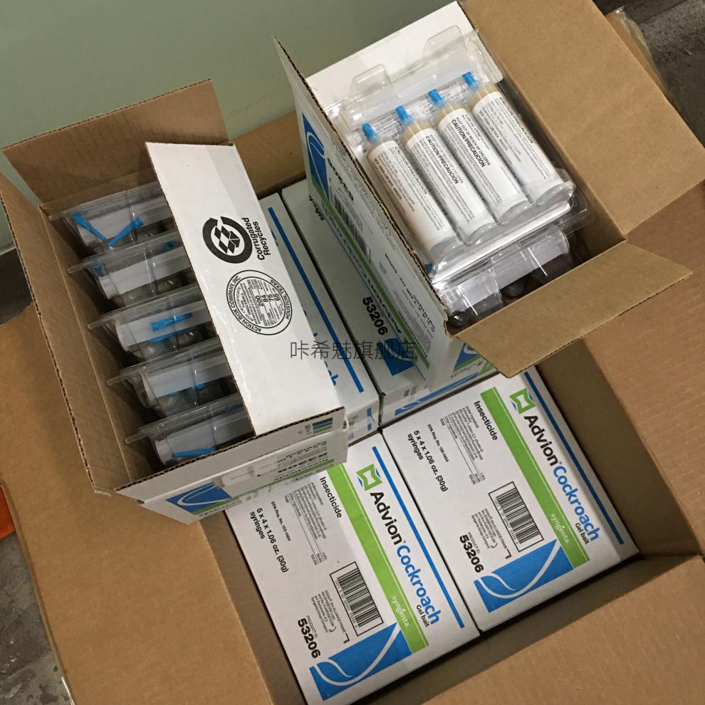 美国advion蟑螂药现货 美国蟑螂药小强药advion cockroach家用公司30g