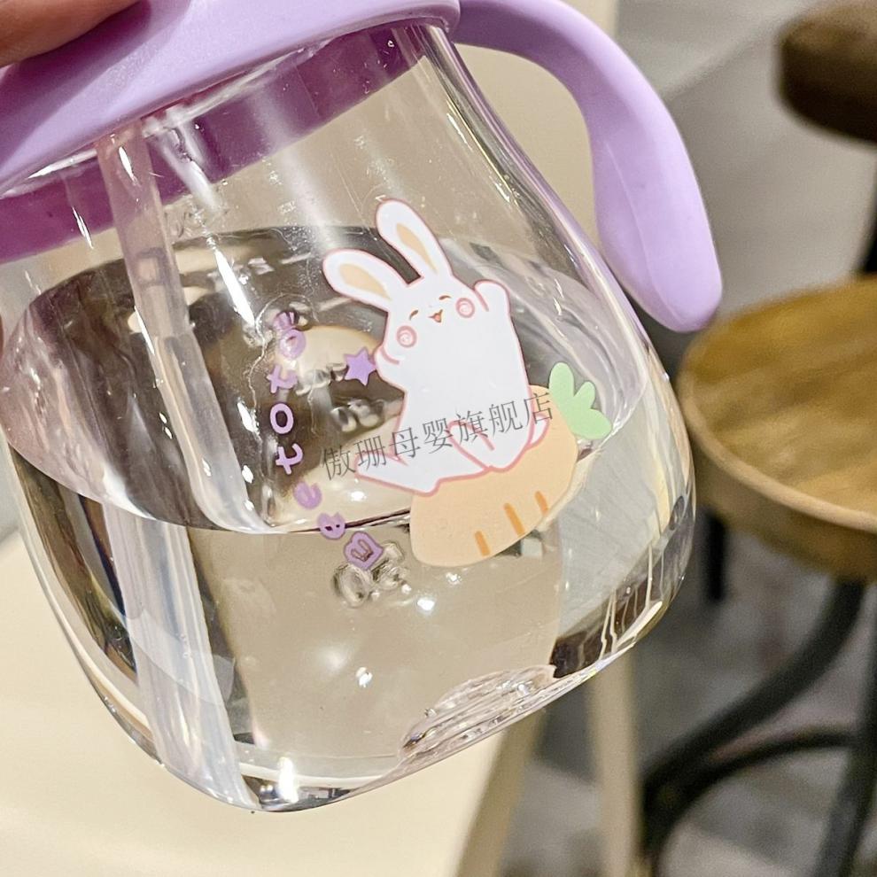 贝亲(pigeon) 贝亲同款2岁儿童学饮杯带吸管宝宝卡通水瓶可爱婴幼儿园