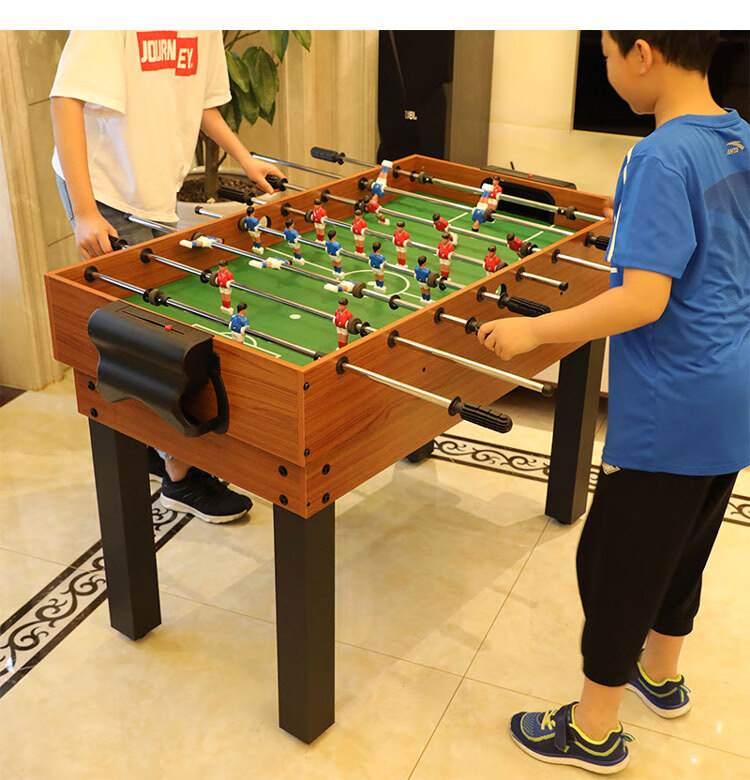 桌上足球儿童 双人8杆足球桌游戏台桌式足球对战台大号桌面足球机 e款