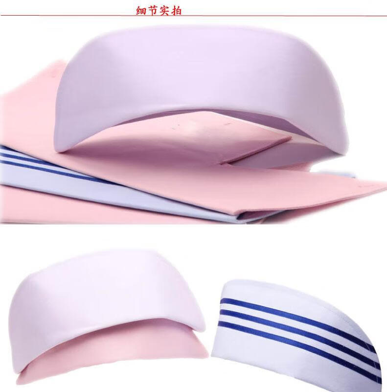 护士帽女护士帽女款护士燕帽护士长护理部主任帽子护师帽加厚斜杠横杠