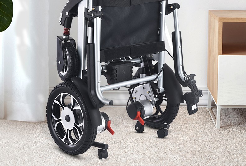 凤凰(phoenix)电动铝合金轮椅车老年人残疾人家用医用可折叠轻便上