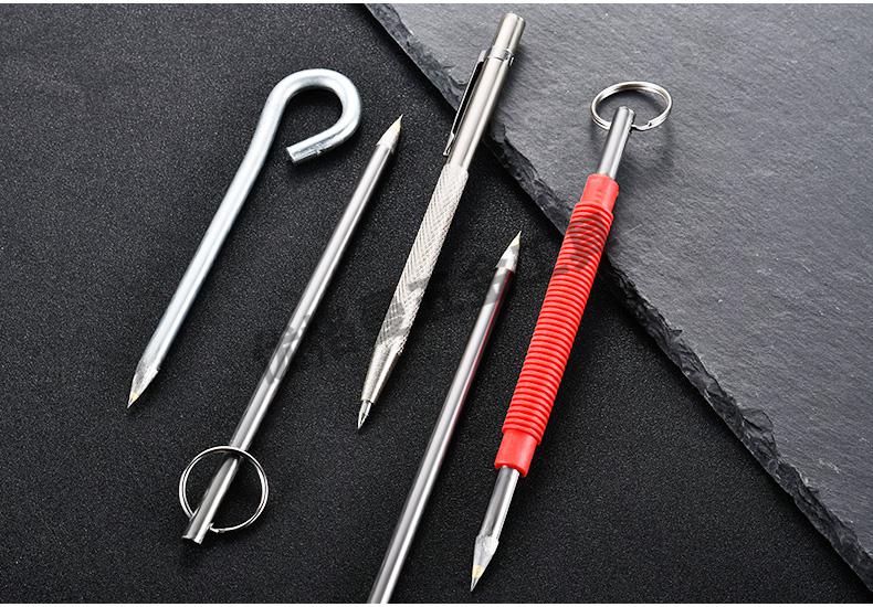 瓷砖划线笔金属划针钳工钨钢合金尖头画针超硬记号笔