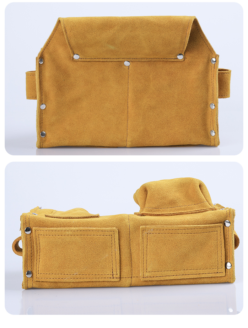 天南兄弟(tnbrothers) 牛皮钉包建筑木工专用耐磨腰带式包钉子包多