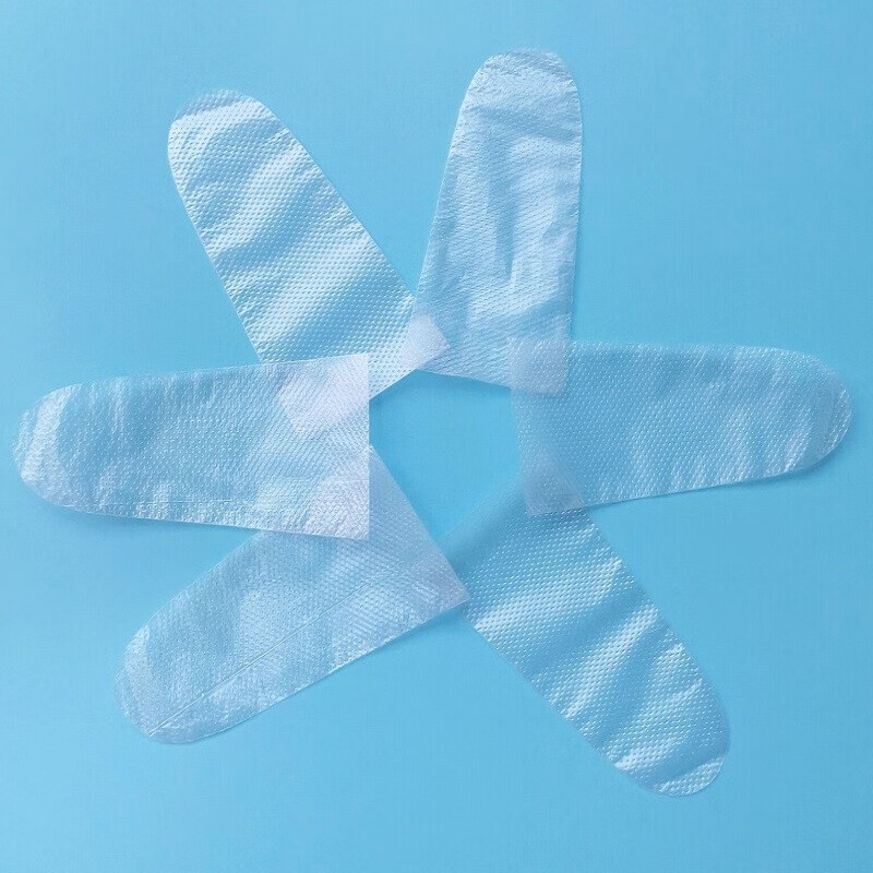 塑料手指套一次性医用检查手套妇科私处上药塞药无菌给药红色