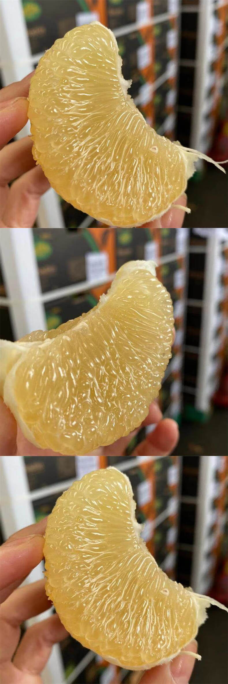 颜曼箐 新货以色列jaffa青柚白肉蜜柚青皮柚子当季新鲜水果大果 4.