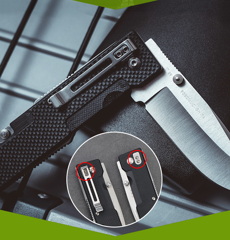 三刃木9052多功能折叠刀便携户外小刀战术小刀防身刀野外生存刀 9052