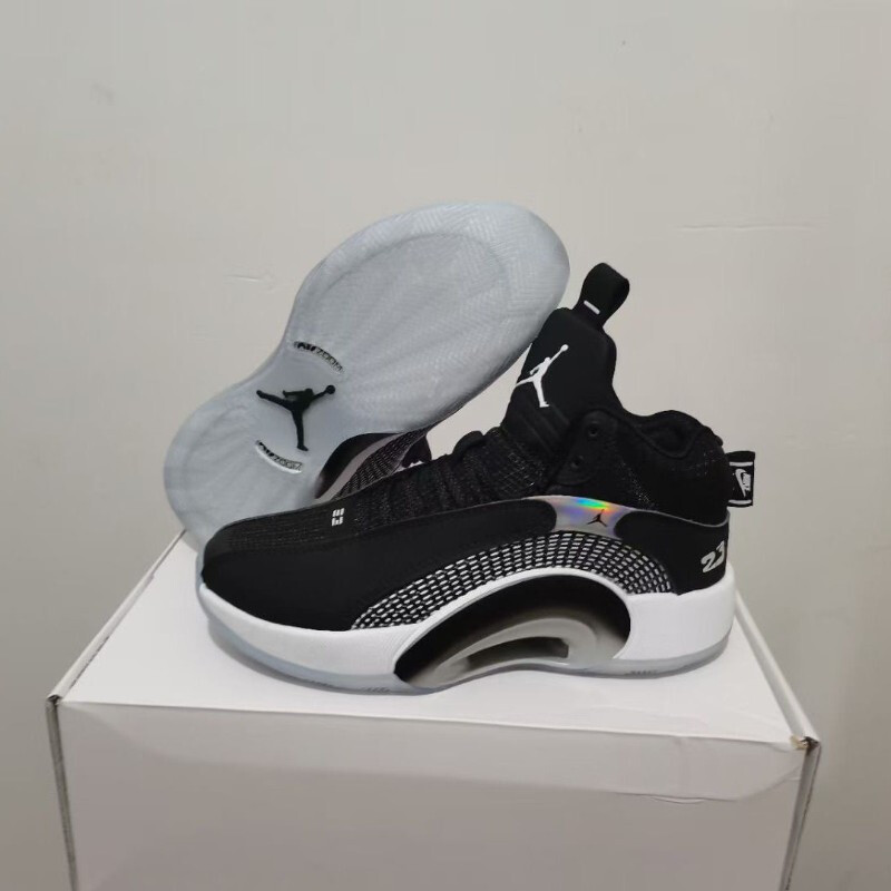 【官方旗舰店】乔35代篮球鞋aj35紫禁之巅郭艾伦黑红男女双气垫战靴