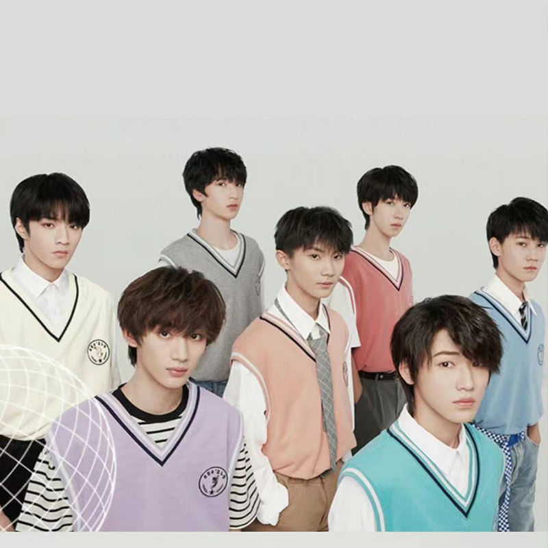 韩都衣舍时代少年团同款时代少年团联名同款韩都衣舍设计感连帽卫衣