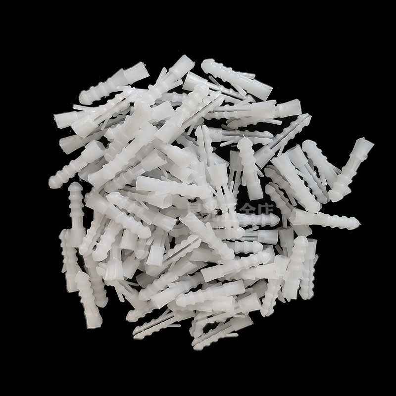 结盟者白色pe方口膨胀管胶粒胶塞6mm6厘8mm8厘涨塞胀塞m6m8400粒包6mm