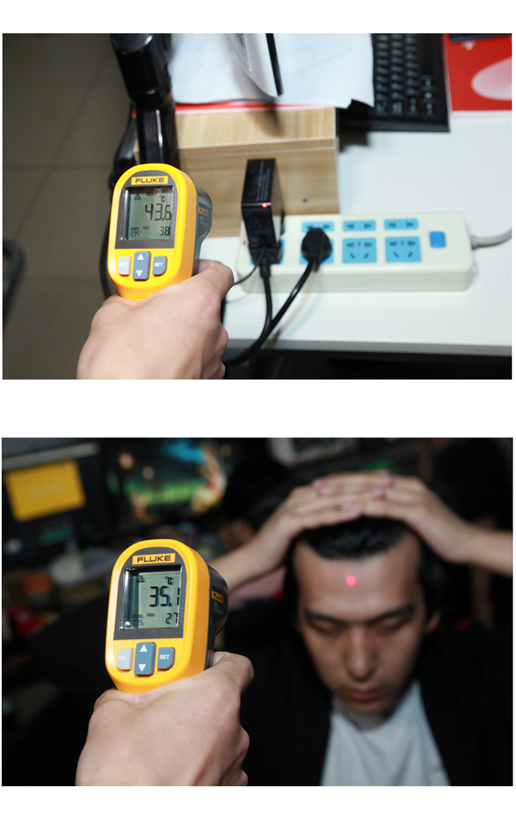 福禄克(fluke)红外测温仪 红外测温仪温度计 测温枪点温仪 便携手持式