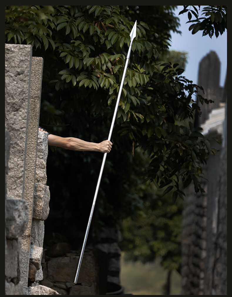 防身兵器库不锈钢组合三节枪可拆卸武术红缨长抢短枪长棍短棍可定做未