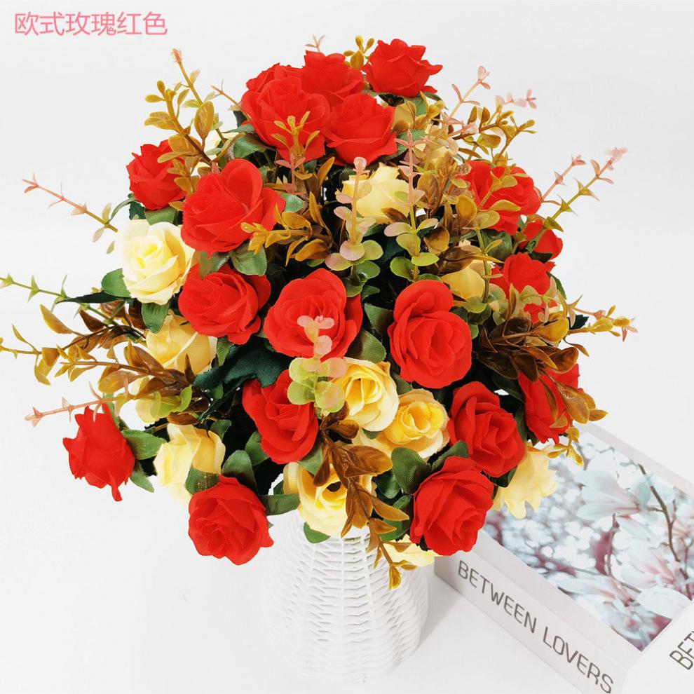 仿真花假花发财2022年新款果塑料花玫瑰花康乃馨餐桌卧室客厅酒柜装饰